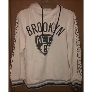 rue 21 brooklyn nets hoodie - white